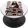 Espressioni dell'Anima di Fede Gesù Cristo Re dei Re: Messaggio Spirituale di Fede PopSockets PopGrip Adesivo