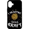 Knitting Lover - Knitter's Gift - Dresse Custodia per iPhone 16 Plus I Practice Stitch Craft - Yarn Knitting - Knitter's Gift