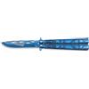 MARTINEZ ALBAINOX COLTELLO BUTTERFLY ACCIAIO RAINBOW LAMA 10CM