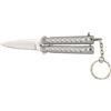 MARTINEZ ALBAINOX COLTELLO MINI BUTTERFLY SILVER PORTACHIAVI LAMA DA 4CM