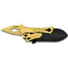 MARTINEZ ALBAINOX SET 3 COLTELLI DA LANCIO 17.4CM RIVESTIMENTO TITANIO DORATO