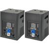 Flaire by MA Macchina a scintille fredde 750 W | Macchina per effetti speciali Sparkular | Telecomando DMX senza fili e schermo LCD | 2 pezzi.