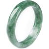 BXSMNH Bracciale Rigido in Giada for Donna Braccialetti in Giadeite Verde Naturale con Confezione Regalo Il Giorno di Natale (Size : 62mm)
