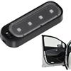 Naqqios Lampada Di Avviso Porta Aperta - Luci Davanzale Porta A LED, Luce Portiera Auto | Luci Per Portiera Per Auto Senza Cablaggio, Luci Stroboscopiche Decorative Universali Luci Per Pedali Per Auto Per Ant