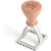 Marcato SC-Q48-CLS stampino, Quadrato 48mm, Alluminio e Legno, Opaco, Linea Premium.