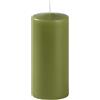 Cereria Di Giorgio - 12 Candele Cero - Diametro 5 cm Altezza 15 cm - Colore Verde oliva - Durata 48 ore - Non Profumate