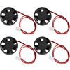 Create idea 4 mini ventole di raffreddamento rotonde DC 12 V per laptop, tensione corrente 0,04 A, velocità 8500 giri/min, 30 x 30 x 10 mm