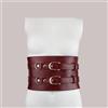 Liebe Seele Cintura Vita con Anelli - Wine Red