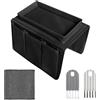 Zhixan Set di 4 organizer per braccioli per divano, soggiorno, camera da letto, lato letto