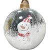 Generic Palla di Natale - Palla Gonfiabile Decorata di Natale da 60 cm, Ornamenti per Palle di Natale | Decorazione Natalizia Gigante per Esterni con luci a LED, Grandi Ornamenti con Palline di Natale