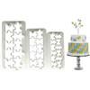 Generic 3 formine per biscotti a puzzle, a forma di puzzle, per fondente, biscotti geometrici, stampini per biscotti, torte, fondente, cioccolato, decorazione fondente