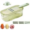 Generico Affettatrice da Cucina,Affettatrice per Formaggio - Tagliaverdure con Contenitore per Patate Carote Insalate Cottura Picnic Escursioni All'aperto