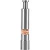 Generic Macina sale e pepe a bottone, macina sale e pepe a mano | Macina sale e pepe manuale | Macina sale pepe con bottoni sulla parte superiore, base e asta in acciaio inox, 1 pezzo / 2