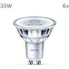 Philips Set di 6 lampadine LED Classic 35W GU10 CW 36D ND 6CT/4 EC