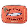 Opilroyn Beauty case - Divertente borsa per la sardina, organizer per il trucco, per la cura della pelle, rossetto, ombretto, shampoo, design creativo per donne e uomini, da bagno, Colore: arancione