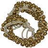 White Whale you think, we bring Whitewhale Handmade indiano classico Ghungroo danza Bharatnatyam accessori, Kuchipudi, Odissi Ghungru per Dancer, piedi (25 campane + 25 campane) 16. Number 75+75 bells
