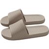 MUQGAOP Ciabatte da casa con suola spessa scarpe da doccia scarpe morbide da interno sandali leggeri da esterno per uomo e donna Brown Size 38-39 EU