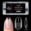 Modelones Set di punte per unghie, 500 pezzi, per nail art, per nail art, fai da te, corto