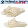Crocs Classic Crocs Slide Croslite Foam Bone 206121-2Y2 Unisex Taglia