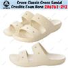 Crocs Classic Crocs Sandal Croslite Foam Bone 206761-2Y2 Unisex Taglia