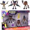 Sonic The Hedgehog Sonic Prime - Action figure a tema The Grim, 6,3 cm, 5 pezzi: Sonic, Knuckles, Rouge, Yellow Shard e Purple Shard. Età 3+ (licenza ufficiale da Sega e Netflix)