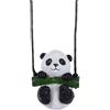 Generico Ornamento Da Appendere Per Auto Panda - Figurina Panda | Ciondolo Per Autos Pandaa Oscillante Per Graziose Decorazioni Interne, Display Per Specchietto Retrovisore, Stile Decorativo Per Auto, Regali E