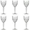 RCR Cristalleria Italiana RCR 26325020006 Crystal Glassware Oasis Wine Glasses, Set of 6