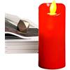 Youding Candele Con Punta Mobile, Candele Rosse Senza Fiamma Con Punta Mobile, Candele Pilastri A LED A Batteria - Candela Votiva Di Preghiera A Punta Cellulare Senza Fiamma 2 Pezzi Rosso Con