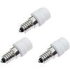 FINELED, adattatore con attacco da G9 a E14 per lampadina a LED, confezione composta da 3 attacchi per lampada alogena, CFL, a LED