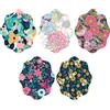 Tinoaly 25pz Adesivi Sensori per Libre 2/3, Coperchi Sensori Motivo Floreale Cerotti Adesivi Impermeabili Accessori per Patch Monitor CGM Compatibili con Libre (5 Stili)