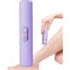Generico Epilatore Elettrico Donna,Rasoio 2-in-1 per Ascelle | Testina Doppia Ricaricabile Display LCD Impermeabile Sicuro per Viso Corpo Labbra