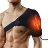 Generico Fascia Per Spalle Riscaldata - Tutore Elettrico Per Terapia Termica, 3 Livelli Di Calore Regolabili Con Vibrazione, Supporto Ergonomico Per Cuffia Dei Rotatori, Massaggiatore Per, Vest