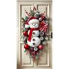 Generico Decorazione Natalizia Per Porta XXL Con Design Pupazzo Di Neve | Grandi Striscioni Natalizi Artificiali Per Interno Ed Esterno | Decorazione ?estiva Per Soggiorno, Balcone, Ufficio Ed Ingresso