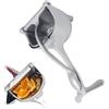 Genérico Spremiagrumi Manuale, Spremiagrumi Di Limone Acciaio Inossidabile, Pressa Manuale Con Contenitore Per Arancia Pompelmo Per Campeggio Picnic Cucina
