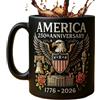 Generico Per Il 250° Anniversario 'esercito Americano - Da Caffè In Ceramica Da 325 Ml, Stemma 'aquila Delle Guardie Del Corpo Dei Marines | Espositore Da Collezione Per Bicchieri Commemora