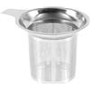 Generic infusore da tè - Filtro ripido con manico pieghevole | Colino con manico anti-scottatura | Setacci conici piccoli in metallo di alta qualità | Anti-scottatura Haandle per tè sfuso caffè casa