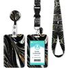 Cochie Porta Badge da Collo, Portabadge Collo Retrattile per Porta Badge Identificativo