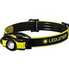 Ledlenser iH5R Torcia Frontale Professionale LED, Ricaricabile con Batteria, Fissaggio al Casco Incluso, 400 Lumen, Luce Rossa, Uso Possibile con 1 Batteria AA, Clip dimetallo, Lavoro, Artigianato