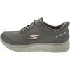 Skechers Scarpe da Ginnastica da Uomo Go Walk Flex Master, Marrone, 42
