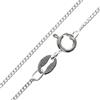 SilverAmber Jewellery gioielleria fine 925 argento Catena italiana corazzata con taglio a diamante - 1.1 mm - Collana da donna in argento in 62 cm GCH00924