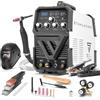 STAHLWERK Saldatrice 2-in-1 combinata AC/DC TIG 200 ST - Set completo - TIG & MMA (elettrodo) fino a 200 A, innesco HF, Hotstart, Anti-Stick, 2T & 4T, TIG AC per alluminio