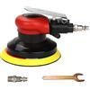 OutFyt Lucidatrice a tampone di potenza, smerigliatrice pneumatica for levigatrice orbitale da 125 mm/150 mm, utensili pneumatici for for lucidatura eccentrica sottovuoto 12.500 giri/min ,Alte prestazioni