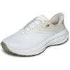 Skechers Donna Go Golf Women's Synthetic Upper Lace Up Spike Less Golf Shoe Slip-in ALLENATRICE, White, 41 EU