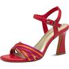 Marco Tozzi Sandali da Donna con Tacco Elegante con Fibbia, Red Comb, 41 EU