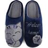 Mishansha Pantofole Donna Uomo Pantofola di Cartone Animato Peluche Ciabatte da Casa Scarpe per Inverno Autunno - Calde Leggere Morbide Comode e Antiscivolo(Rosso, 39/40 EU = 40/41 CN)