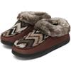 Mishansha Ciabatte Donna Invernali Pantofole Calde Ciabatte con Pelo Slippers Women Antiscivolo Marrone 39 EU