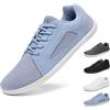 SAGUARO Barefoot Shoes Scarpe Barefoot Uomo Donna Minimaliste con Punta Larga, Zero Drop, Suola Flessibile e Antiscivolo per Camminare, Lavoro e Uso Quotidiano Nero,Gr.43