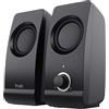Trust Remo Casse Pc 2.0, 16 W, 8 W Rms, Alimentazione Usb, Jack Aux 3.5 Mm, Altoparlante Stereo, Casse Per Pc Fisso, Set Di Altoparlanti Per Computer, Portatile, Laptop, Casa, Ufficio, Nero