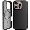 Smartish® Gripmunk - Custodia magnetica compatibile con MagSafe per iPhone 16 Pro, leggera e protettiva, cover sottile con grip, fodera in microfibra, per Apple iPhone 16 Pro, motivo: Black Tie Affair
