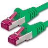 1aTTack.de 20m - verde - 1 pezzo - Rete Cavi Cat6a S-FTP CAT 6a doppia schermatura - certificato GHMT PIMF 500MHz / 7 CU rame non contiene alogeni compatibile con CAT5e CAT6 CAT7 CAT8 10000 Mbit/s